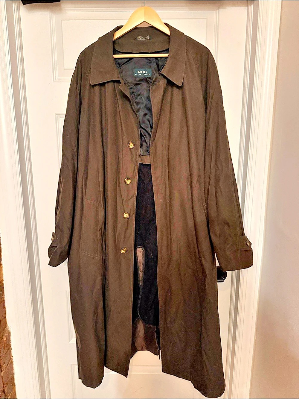 Lauren Ralph Lauren Women's Brown Trench Coat